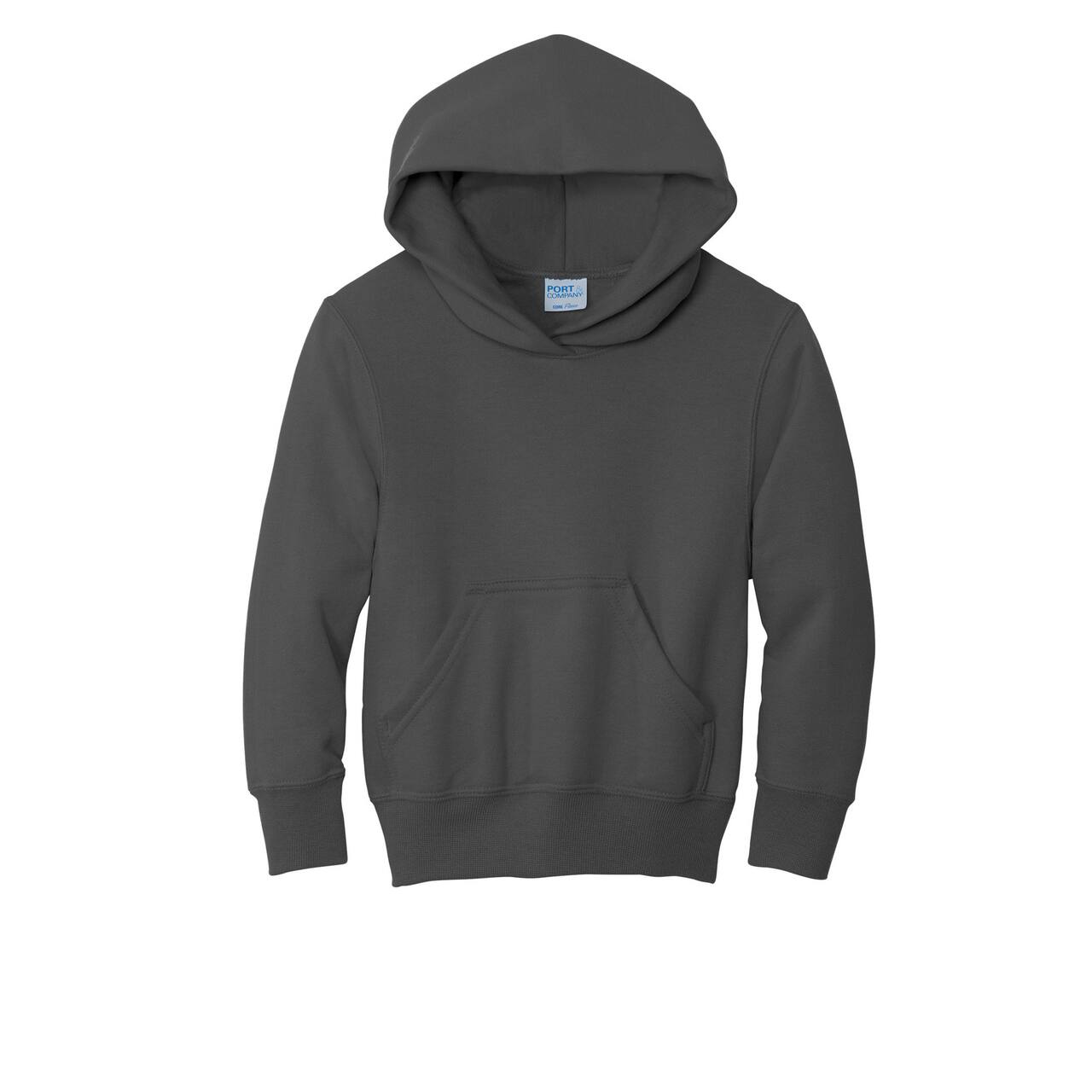 Port & Company® Neutrals Youth Core Fleece Pullover Hooded Sweatshirt